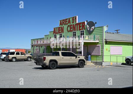 Area 51 Alien Center dans le Nevada. Banque D'Images