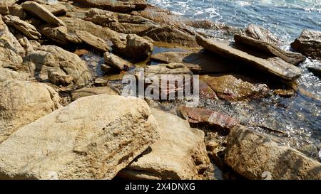 plage ao wai sur l'île de koh samet en thaïlande Banque D'Images