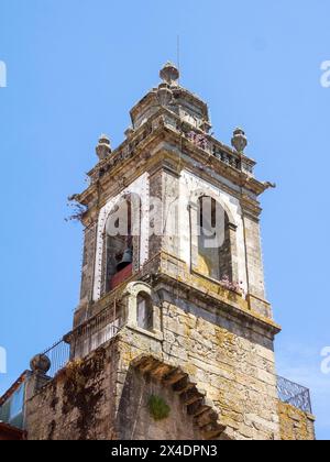 Tour de l'Igreja da Lapa à Braga, Portugal, construit en 1757. Banque D'Images