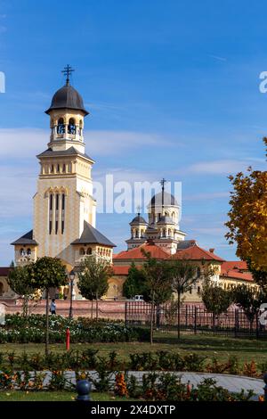 Roumanie, Transylvanie. Alba Iulia Citadelle et monastère. Banque D'Images