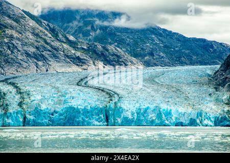 États-Unis, Alaska, Tongass National Forest. Glacier Dawes dans le bras Endicott. Banque D'Images