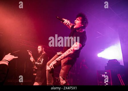 Concert de Dead Like Juliet Live au Legend Club, Milan, Italie 2 mai 2024 © Giorgia de Dato Banque D'Images