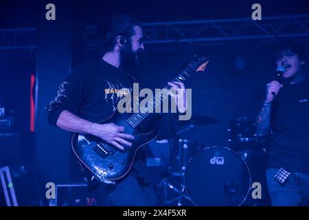 Concert de Dead Like Juliet Live au Legend Club, Milan, Italie 2 mai 2024 © Giorgia de Dato Banque D'Images