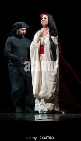 Curtain Call, Asmik Grigorian, Madama Butterfly, Metropolitan Opera House, New York ÉTATS-UNIS Banque D'Images