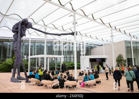 Galerie d'art de Nouvelle-Galles du Sud et le Sydney Modern Project qui a ouvert en 2022, entrée à l'espace supplémentaire de la galerie, Sydney, Nouvelle-Galles du Sud, Australie Banque D'Images