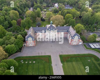 Vue aérienne de l'Université de Münster - Allemagne Banque D'Images