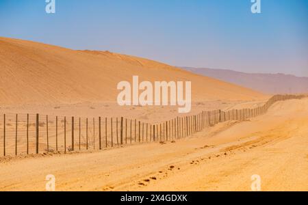 Dunes de sable orange dans le parc national de Richtersveld, Afrique du Sud Banque D'Images