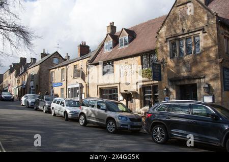Vues de Stow on the Wold à Gloucestershire au Royaume-Uni Banque D'Images