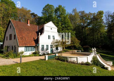 Le Barkenhoff à Worpswede, basse-Saxe, Allemagne. Le Barkenhoff a été acheté en 1895 par l'artiste Heinrich Vogeler et a été converti en an Banque D'Images