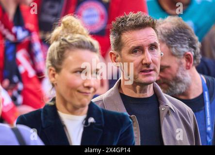 Miroslav Klose, Miro, dans le match demi-finale FC BAYERN MUENCHEN - REAL MADRID 2-2 de football UEFA Champions League dans la saison 2023/2024 à Munich, le 30 avril 2024. Halbfinale,, FCB, Muenchen photographe : ddp images / STAR-images Banque D'Images