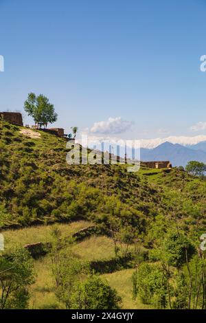 Beau village de Mian City Mingora Swat, Pakistan. Banque D'Images