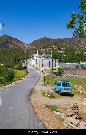 Beau village de Mian City Mingora Swat, Pakistan. Banque D'Images