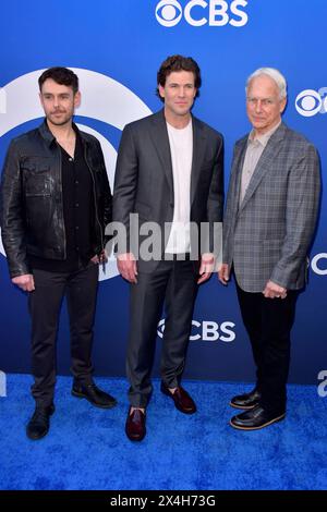 Austin Stowell, Sean Harmon und Mark Harmon BEI der CBS Fall Schedule Celebration dans den Paramount Studios. Los Angeles, 02.05.2024 *** Austin Stowell, Sean Harmon et Mark Harmon à la CBS Fall Schedule Celebration au Paramount Studios Los Angeles, 02 05 2024 Foto:xD.xStarbuckx/xFuturexImagex cbs 4645 Banque D'Images