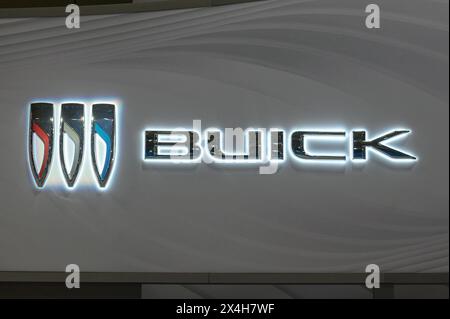 Toronto, ONTARIO, Canada – 22 avril 2024 : gros plan d'un concessionnaire Buick GMC de Toronto Banque D'Images
