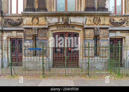 Amsterdam, pays-Bas - 17 mai 2018 : entrée à l'Aquarium Artis Royal Zoo animaux aquatiques poissons à plantage Middenlaan Street. Banque D'Images