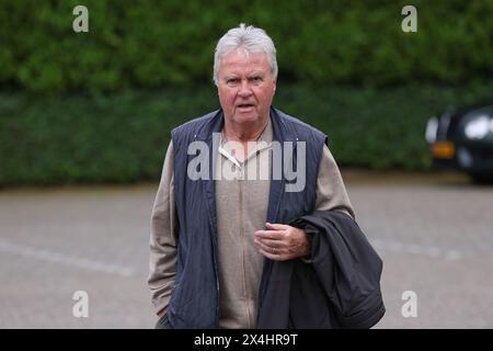 Doetinchem, pays-Bas. 03 mai 2024. DOETINCHEM, PAYS-BAS - 3 MAI : Guus Hiddink pendant le match néerlandais Keukenkampioendivisie entre de Graafschap et Jong FC Utrecht au Stadion de Vijverberg le 3 mai 2024 à Doetinchem, pays-Bas (photo de Ben Gal/Orange Pictures) crédit : Orange pics BV/Alamy Live News Banque D'Images