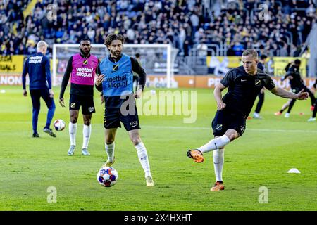 BREDA, pays-Bas. 03 mai 2024. Football, stade Rat Verlegh, Keuken Kampioen Divisie, saison 2023/2024, pendant le match NAC - ADO, joueur NAC Boy Kemper crédit : Pro Shots/Alamy Live News Banque D'Images