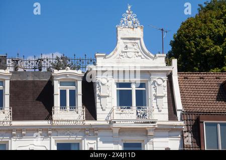 Villa dans le Treppenviertel, immeuble résidentiel, quartier Blankenese, Hambourg, Allemagne Banque D'Images