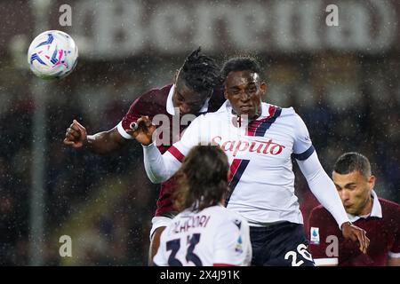 Torino, Italie. 03 mai 2024. zapata pendant le match de football Serie A entre Turin et Bologne au stade Olympique Grande Torino, Italie du Nord - vendredi 03 mai, 2024. Sport - Soccer . (Photo de Spada/LaPresse) crédit : LaPresse/Alamy Live News Banque D'Images