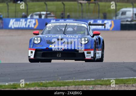 Stephen Jelley, Parker Classic Works, Porsche 911 GT3 Cup, Porsche Carrera Cup Grande-Bretagne 2024, une série d'une seule marque avec tous les pilotes pilotant po Banque D'Images