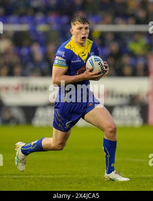 Warrington, Royaume-Uni. 31 août 2023. Matty Nicholson de Warrington Wolves court avec le ballon lors du match Betfred Super League Round 10 Warrington Wolves vs Hull FC au stade Halliwell Jones, Warrington, Royaume-Uni, le 3 mai 2024 (photo par Steve Flynn/News images) à Warrington, Royaume-Uni le 31/08/2023. (Photo par Steve Flynn/News images/SIPA USA) crédit : SIPA USA/Alamy Live News Banque D'Images