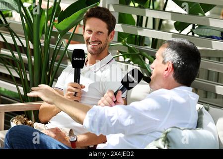Miami, États-Unis. 03 mai 2024. Romain Grosjean (FRA). Championnat du monde de formule 1, Rd 6, Grand Prix de Miami, vendredi 3 mai 2024. Miami International Autodrome, Miami, Floride, États-Unis. Crédit : James Moy/Alamy Live News Banque D'Images