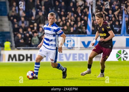 Doetinchem, pays-Bas. 03 mai 2024. DOETINCHEM, Stadium Vijverberg, 03-05-2024, saison 2023/2024, Dutch Keuken Kampioen Divisie pendant le match de Graafschap vs Jong FC Utrecht de Graafschap joueur Lion Kaak crédit : Pro Shots/Alamy Live News Banque D'Images