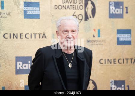 Rome, Italie, 03 mai 2024 - Giorgio Moroder assiste au tapis rouge lors de David di Donatello 2024 aux studios Cinecittà. Crédits : Luigi de Pompeis/Alamy Live News Banque D'Images