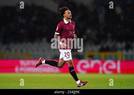 Torino, Italie. 03 mai 2024. le lazaro de Torino lors du match de football Serie A entre Turin et Bologne au stade Olympique Grande Torino, Italie du Nord - vendredi 03 mai, 2024. Sport - Soccer . (Photo de Spada/LaPresse) crédit : LaPresse/Alamy Live News Banque D'Images