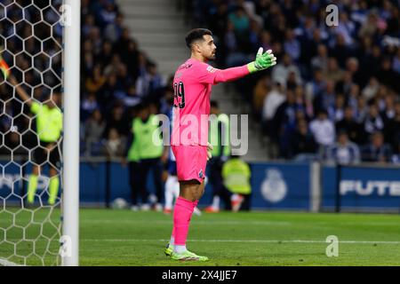 Diogo Costa pendant le match de Liga Portugal entre le FC Porto et le Sporting CP à Estadio do Dragao, Porto, Portugal. (Maciej Rogowski) Banque D'Images