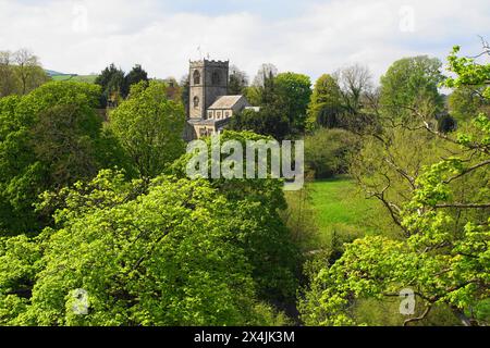 Église St Wilfrid à Burnsall in à Wharfedale, North Yorshire, Angleterre, Royaume-Uni Banque D'Images