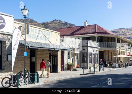 Historic Sunderland Street, Clyde, Central Otago, Otago, Île du Sud, nouvelle-Zélande Banque D'Images