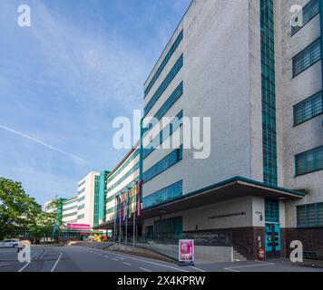 Linz : ancienne Tabakfabrik, aujourd'hui centre des industries créatives et de la numérisation à Donau, Oberösterreich, haute-Autriche, Autriche Banque D'Images