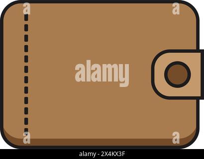 conception de symbole d'illustration vectorielle d'icône de portefeuille Illustration de Vecteur
