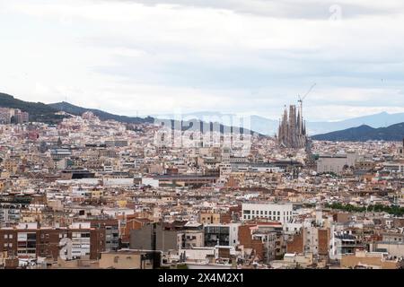 Piscinas municipales de Montjuïc, Barcelone, 2024. Photographe : ALE Espaliat Banque D'Images