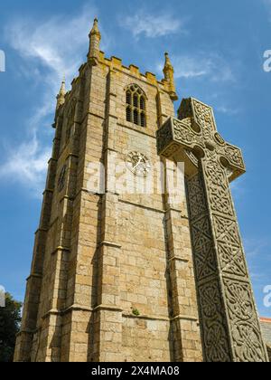 Saint la's Church à St Ives est une église paroissiale classée Grade I, dédiée à la Vierge, un saint irlandais du Ve siècle Banque D'Images