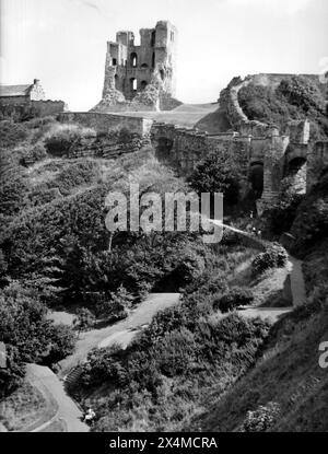 Scarborough, Yorkshire, 26 août 1982 Banque D'Images