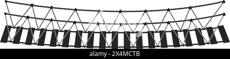 conception de symbole d'illustration vectorielle d'icône de pont simple Illustration de Vecteur