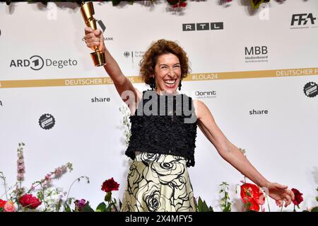 Adele Neuhauser BEI der 74. Verleihung des Deutschen Filmpreises 2024 im Theater am Potsdamer Platz. Berlin, 03.05.2024 *** Adele Neuhauser à la 74e cérémonie des German film Awards 2024 au Theater am Potsdamer Platz Berlin, 03 05 2024 Foto:Xn.xKubelkax/xFuturexImagex filmpreis2024 4379 Banque D'Images