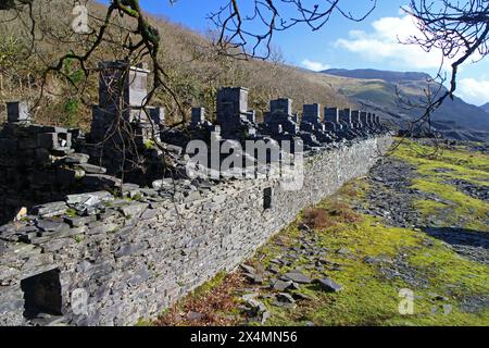 Carrière d'ardoise Dinorwig, Snowdonia Banque D'Images