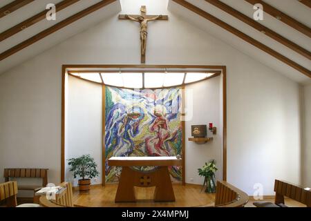 Chapelle de l'Annonciation de Marie dans le monastère des sœurs de l'école franciscaine à Zagreb, Croatie Banque D'Images