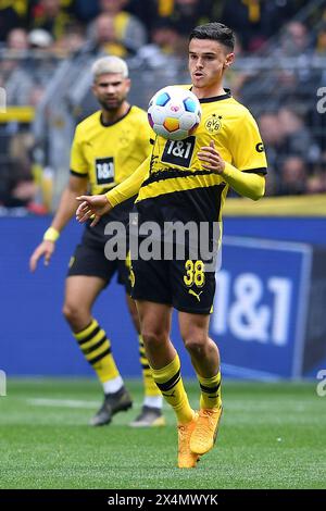 Dortmund, Allemagne. 04 mai 2024. Fussball 1. Bundesliga 32. Spieltag Borussia Dortmund - FC Augsburg AM 04.05.2024 im signal Iduna Park in Dortmund Kjell-Arik Waetjen ( Dortmund ) les règlements du LDF interdisent toute utilisation de photographies comme séquences d'images et/ou quasi-vidéo. Foto : Revierfoto crédit : ddp Media GmbH/Alamy Live News Banque D'Images