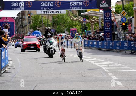 Venaria Reale, Italie. 04 mai 2024. GHEBREIGZABHIER Amanuel (LIDL-TREK pendant l'étape 1 du Giro d'Italia de Venaria Reale à Turin, 4 mai 2024 Italie. (Photo de Fabio Ferrari/LaPresse) crédit : LaPresse/Alamy Live News Banque D'Images