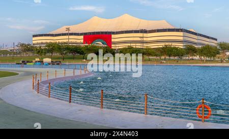 DOHA, QATAR - 26 SEPTEMBRE 2023 : Al Bayt Stadium, également connu sous le nom de Al Khor Stadium Banque D'Images