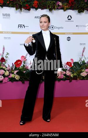 Sonja Gerhardt BEI der Ankunft zu der Verleihung des Deutscher Filmpreis / Berlin / 03.05.2024 *** Sonja Gerhardt arrive au German film Award Berlin 03 05 2024 Banque D'Images