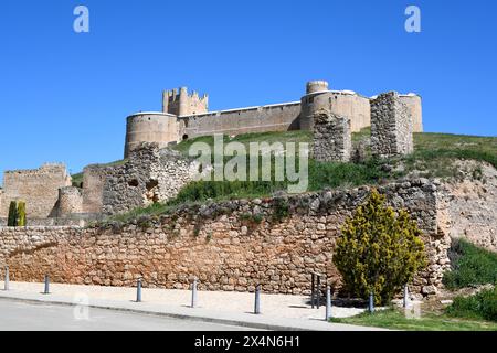 Berlanga de Duero, Château (XVe siècle). Province de Soria, Castilla y Leon, Espagne. Banque D'Images