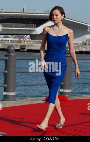 Yokohama, Japon. 04 mai 2024. L'actrice Ryoko Yonekura assiste à la cérémonie d'ouverture du Festival international du film de Yokohama dans la préfecture de Kanagawa, au Japon, le samedi 4 mai 2024. Photo de Keizo Mori/UPI crédit : UPI/Alamy Live News Banque D'Images