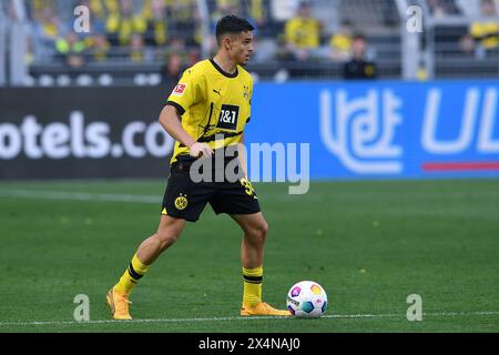 Dortmund, Allemagne. 04 mai 2024. Fussball 1. Bundesliga 32. Spieltag Borussia Dortmund - FC Augsburg AM 04.05.2024 im signal Iduna Park in Dortmund Kjell-Arik Waetjen ( Dortmund ) les règlements du LDF interdisent toute utilisation de photographies comme séquences d'images et/ou quasi-vidéo. Foto : Revierfoto crédit : ddp Media GmbH/Alamy Live News Banque D'Images