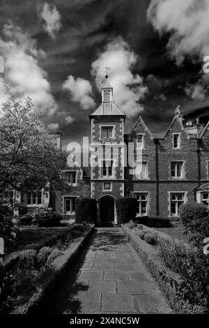 Vue du bâtiment de l'école d'Oakham, ville d'Oakham, comté de Rutland, Angleterre, Royaume-Uni Banque D'Images