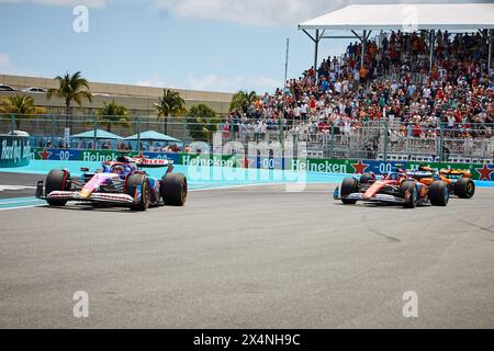 Miami Gardens, Floride, États-Unis. 4 mai 2024. Sprint. Race. F1 Miami GP à Miami International Autodrome le 4 mai 2024 à Miami Gardens, Floride, États-Unis. Crédit : Yaroslav Sabitov/YES Market Media/Alamy Live News. Banque D'Images